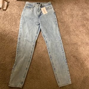Tall riot recycled jeans.   US size:0